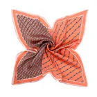 Silk Scarf Wholesale Oem Spring Summer Autumn Custom Printed 70x70 Shawl Square Head Silk Scarf