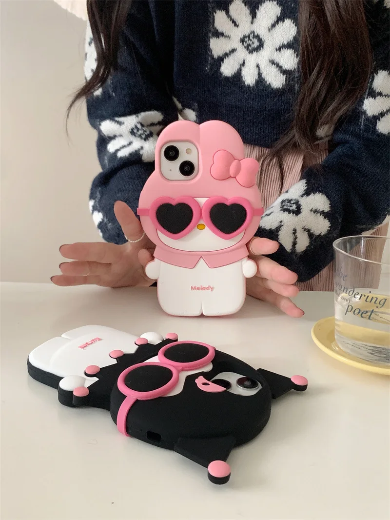 Lovely Lady Girl Cartoon Mobile Cover Silicone Cute Phone Case for Apple iPhone 15 14 13 12 pro max 11