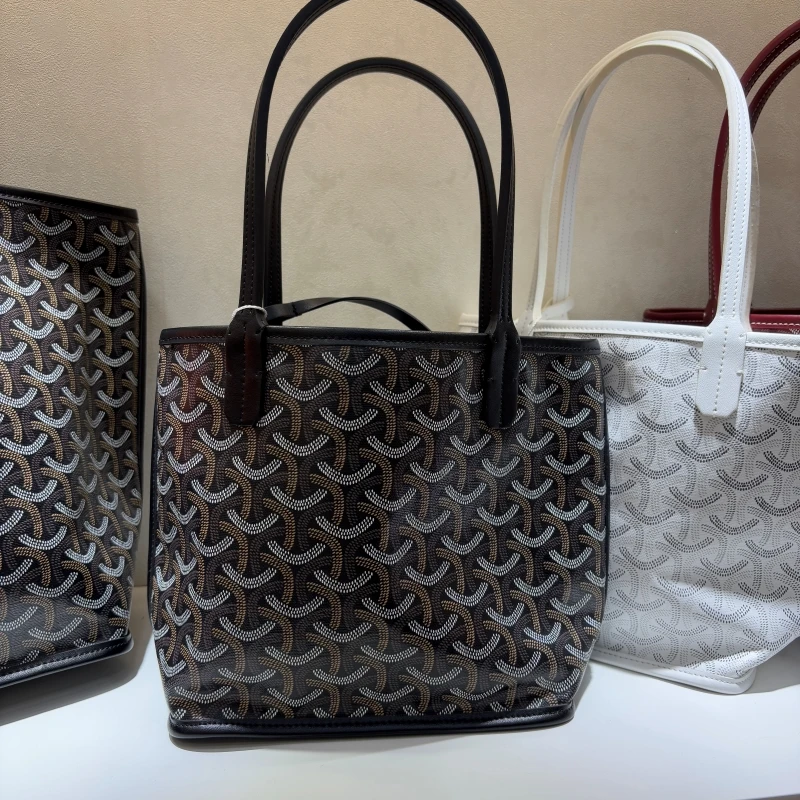 Fashion Luxury Designer Large Size Tote Handbag Lady Shoulder Bag Double-Sided Genuine Leather Women's Shopping Bags