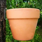 Clip Pot Zinc Plated Steel Clip Hanger Hook For 5-8 Inch Terracotta Flower Pot