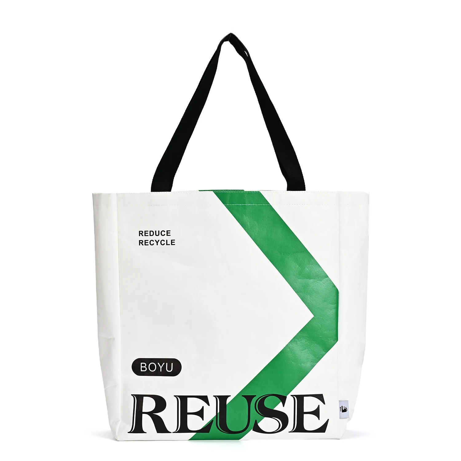 Custom New Reusable TYVEK Bags Eco Friendly Waterproof Dupont Paper Tote Shopping Bag Recyclable Laminated Tyvek Bag details