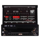 Android 10.0 Q Quad-core Car Stereo 7'' 1024*600 Touch Screen Single Din Car DVD Player GPS Navigation In Dash WiFi
