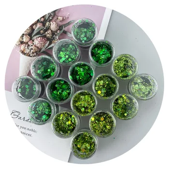 Different Holographic Green Cosmetic Chunky Glitter