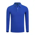 Shirt Black T-shirt OEM Golf Polo Shirt Long Sleeve V-neck Collar Black T-shirt For Men