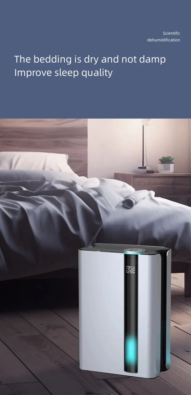 Household Refrigerative Dehumidifier, Portable, 2.8L - detail 12