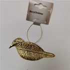Ornament Hanging Factory Direct Sales Metal Ornament Christmas Pendant Letterpress Printing Metal Hanging Ornament