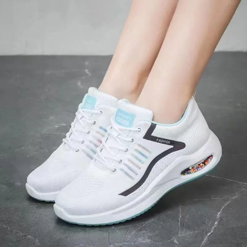 New zapatos de mujer walking style Women's Breathable Sneakers Light Weight sport shoes