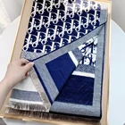 Scarf New Design Beautiful Scarves Stripe Printed Tassel Cozy Private Label Shawl Women Pretty Scarf