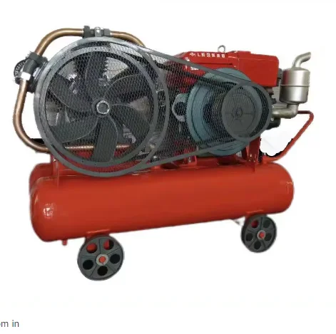 Low price piston air compressor Hongwuhuan HS4.5/6 6bar mining electric power portable small air compressor