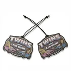 Promotional Gifts Custom Logo Perfume Pendant Paper Car Air Fresheners