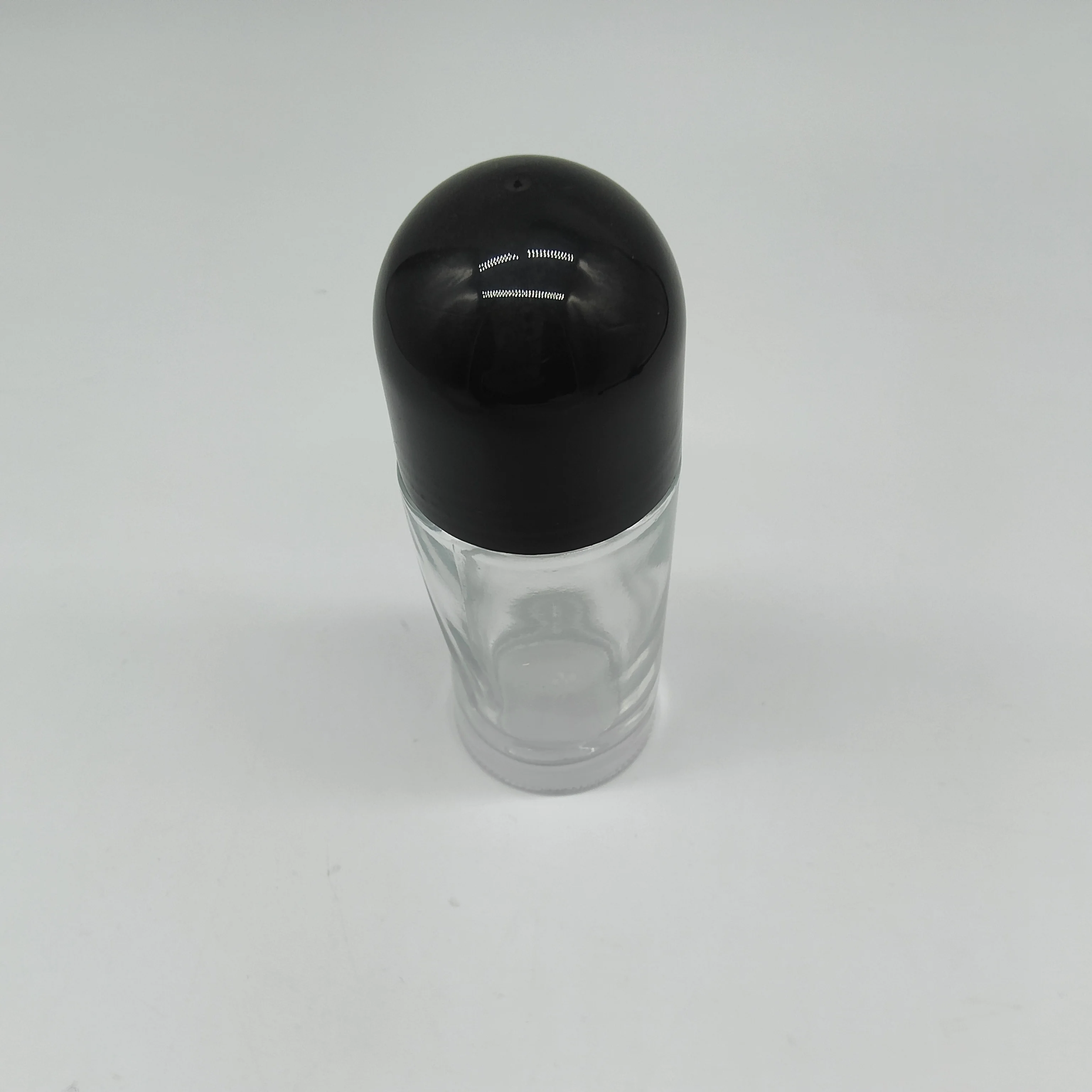 product 50ml round glass roll on bottle empty deodorant skincare oil face cream packaging perfumed roller bottle screw cap-25