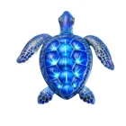 3d 4 Color Artificial Metal Tortoise 3D Art Wall Decor Home Ornament Items