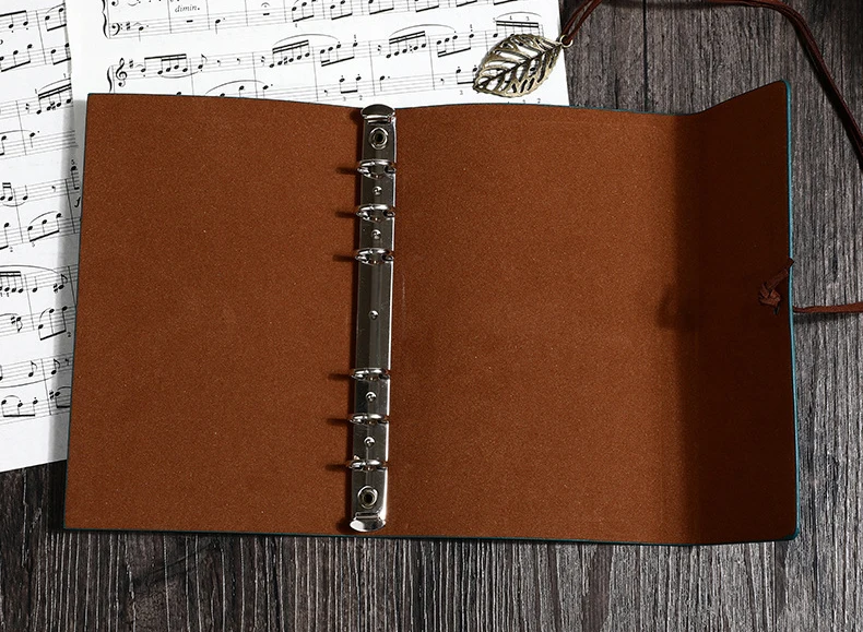 Pu color a6 leather notebook leaves restoring ancient ways notepad japan and south korea stationery gift Pu color a6 leather notebook leaves restoring ancient ways notepad japan and south korea stationery gift