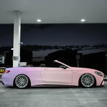 Customize Design Gradient Pink to Purple Car Body Printed Vinyl Wrapping 1.52*20m Car Wrap Self Adhesive