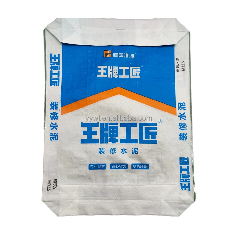 76GSM Woven PP Cement Bag with Self-closing Valve and Moisture Proof for 25KG 40KG 50KG Capacity