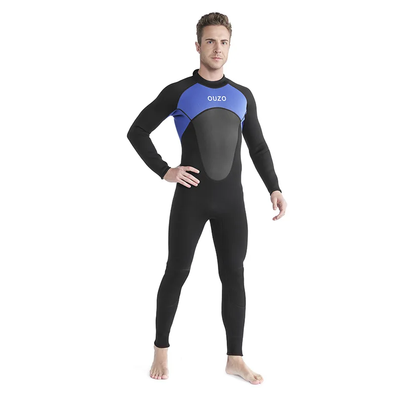 3mm Neoprene Custom Logo Freediving Men Surfing One-piece Swimming Suits Snorkeling Diving Wetsuit
