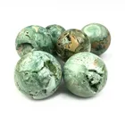 Wholesale Natural Crystal GREEN PHANTOM FLUORITE Ball Green Silky Fluorite Crystal Sphere