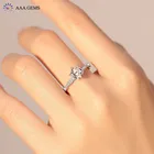New Diamond AAA Gems New Arrival Wedding Band Engagement Ring 10K 14K White Gold Diamond Ring