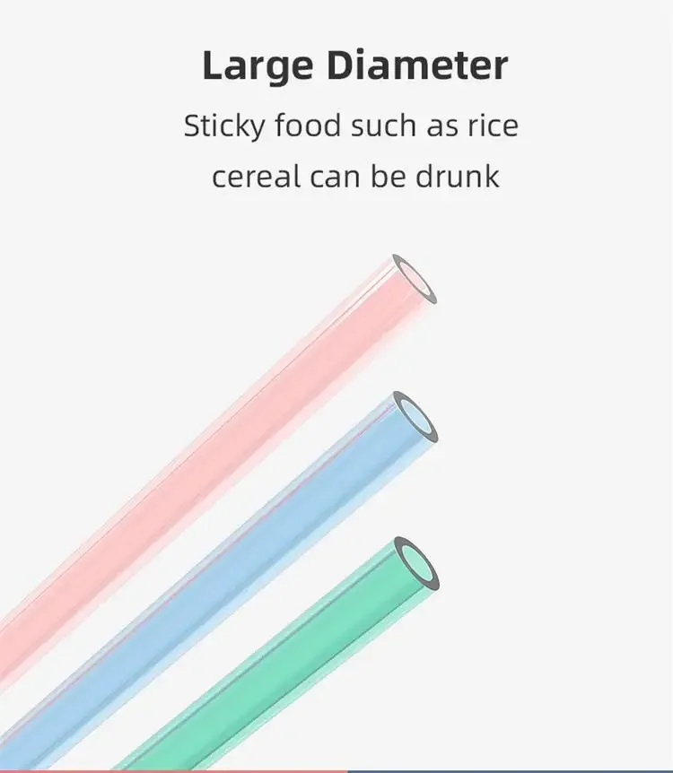 product 1pc bpa free reusable transparent silicone soft drinking straws cleaning brush set eco friendly bar accessories-7