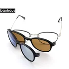Metal Clip On Eyewear Metal Clip On 3129 Round Metal Sunglasses Magnetic Clip On Frame Eyewear