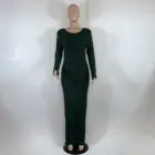 Dresses Maxi Dress 2022 Muslim Abaya Women Prom Fashionable Dresses Dubai Islamic Long Maxi Dress Clothing