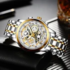 Watch OEM Accept Skeleton Automatic Custom Logo Mechanical Men Watch In Wristwatch Luxury Relogio Masculino Homem