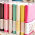 Writing Notebook Classmate Custom Print Pink Leather Journal Writing Set Notebook For Gift
