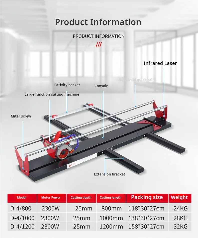 45degree Portable Automatic Tile Cutter Stone Marble Tile Saw Electric Chamfering Straight Cutting Dual-purpose Tile Cutter