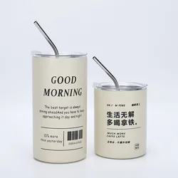 Double wall 20 OZ stainless steel coffee mug insulated tumblers white coffee mug without handle