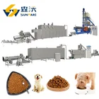 Extruder Food Cat Double Screw Extruder Big Capacity Dry Pet Food Cat Food Making Machine / Machinery