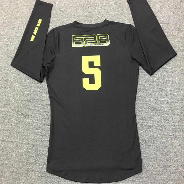 product a311 custom team volleyball jersey new sublimated long sleeves womens uniform optimal volleyball wear-2