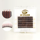 Color Extension Eyelash Extensions Colored Color Eyelash Extension Tray Private Label Colored