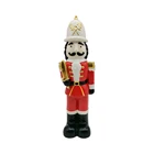 Nutcrackers Outdoor Anamated Ceramic Christmas Gift Soldier Nutcrackers Decorations