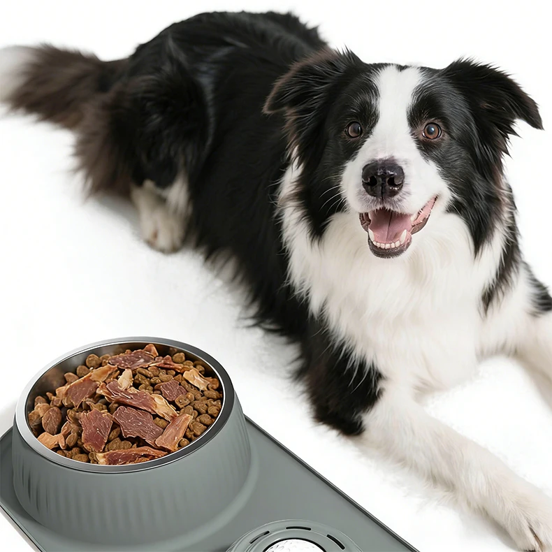 New 2in1 Food Grade Silicone Pet Feeding Bowl with Lick Toy Non Slip Interactive Bowl for Dogs Cats Pet Products supplier