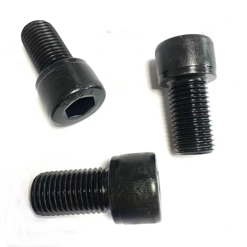 Customized Steel 12.9 Round Head Black Oxide High Strength Bolts factory
