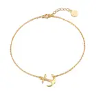 Color Jewelry Factory Hot Sale 3 Color Beautiful Foot Jewelry Decortaion 925 Sterling Silver Anklet