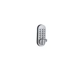 Chrome Lock Satin Chrome Zinc Alloy Outdoor Security Digital Door Gate Lock Match With 3 Latches