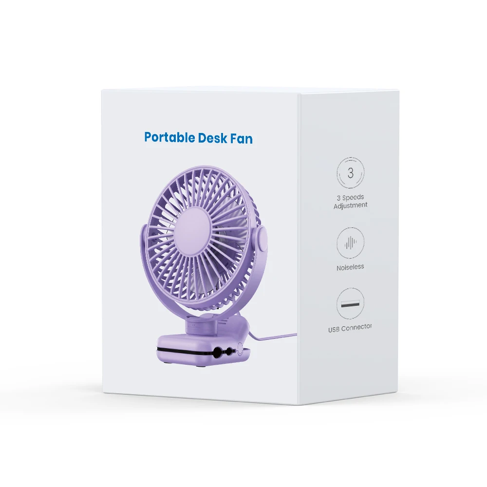 Usb Desk Clip-on Fan, K62B, 1.2M, Portable - detail 22