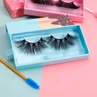 False Box False Eyelashes 5D High Volume Party Styles Super Fluffy False Strip Eyelashes And Box OEM Vendor