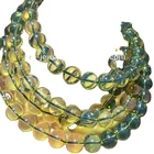 bule Amber different beads make the necklace jewelry