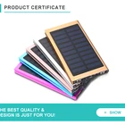 Phone Solar Charger Portable 20000mAh Mobile Cell Phone Ultra Slim Power Bank Solar Charger With Dual USB