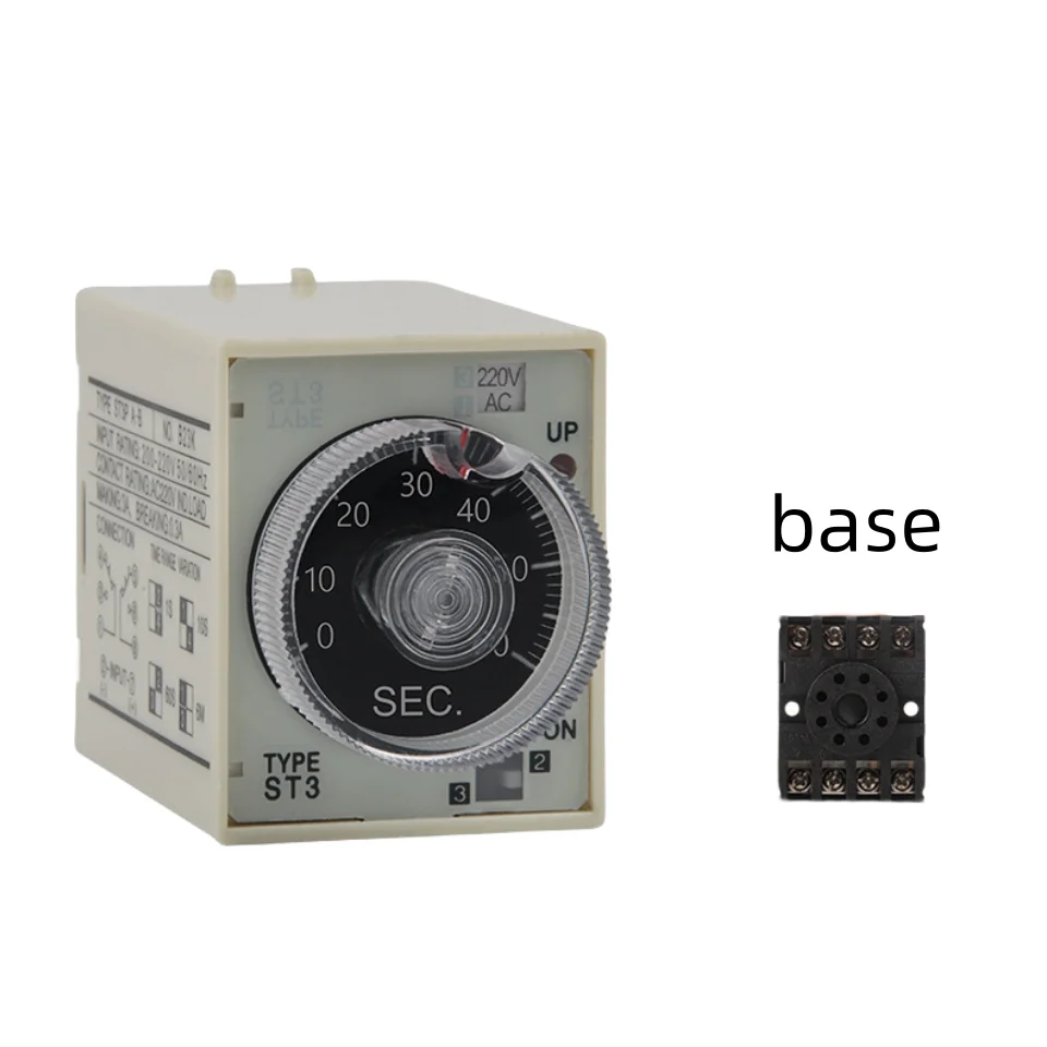 product digital timer with 8 pin base ah3d 240 vac made in china-8