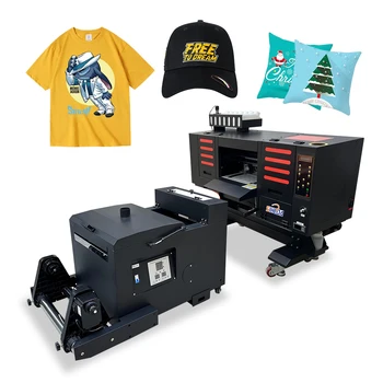 Clothing customization a3 dtf printer High-speed clothing printing 30cm dtf printer Drying and rolling in one