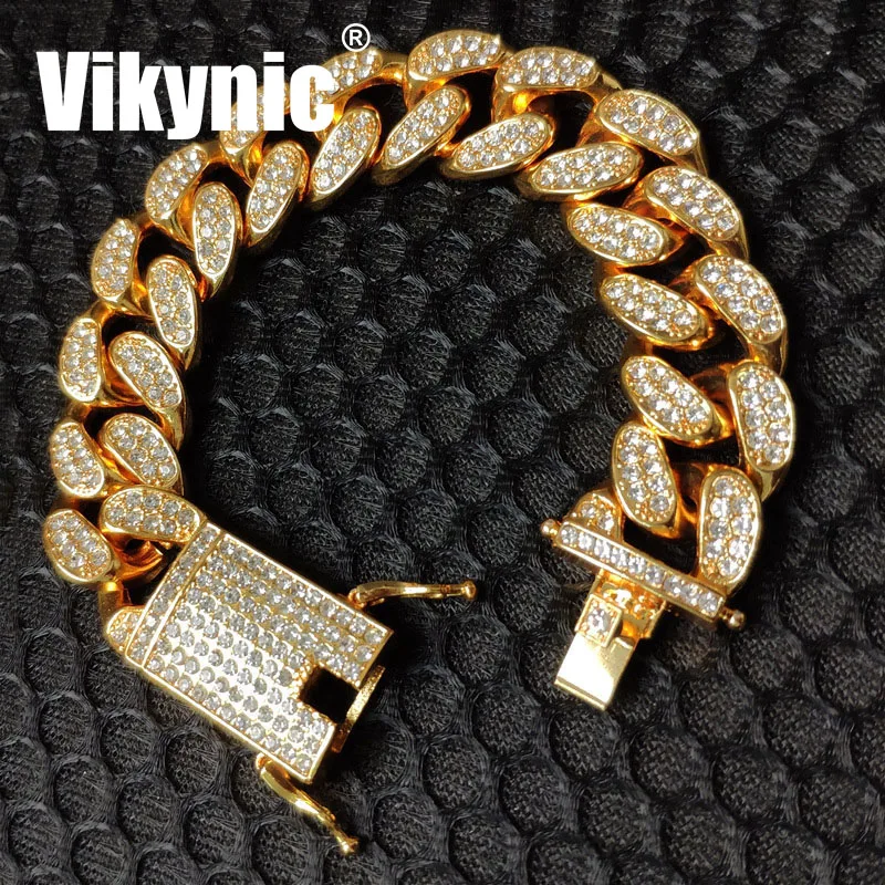 Hip Hop 22k Gold Plated 20mm Diamond 