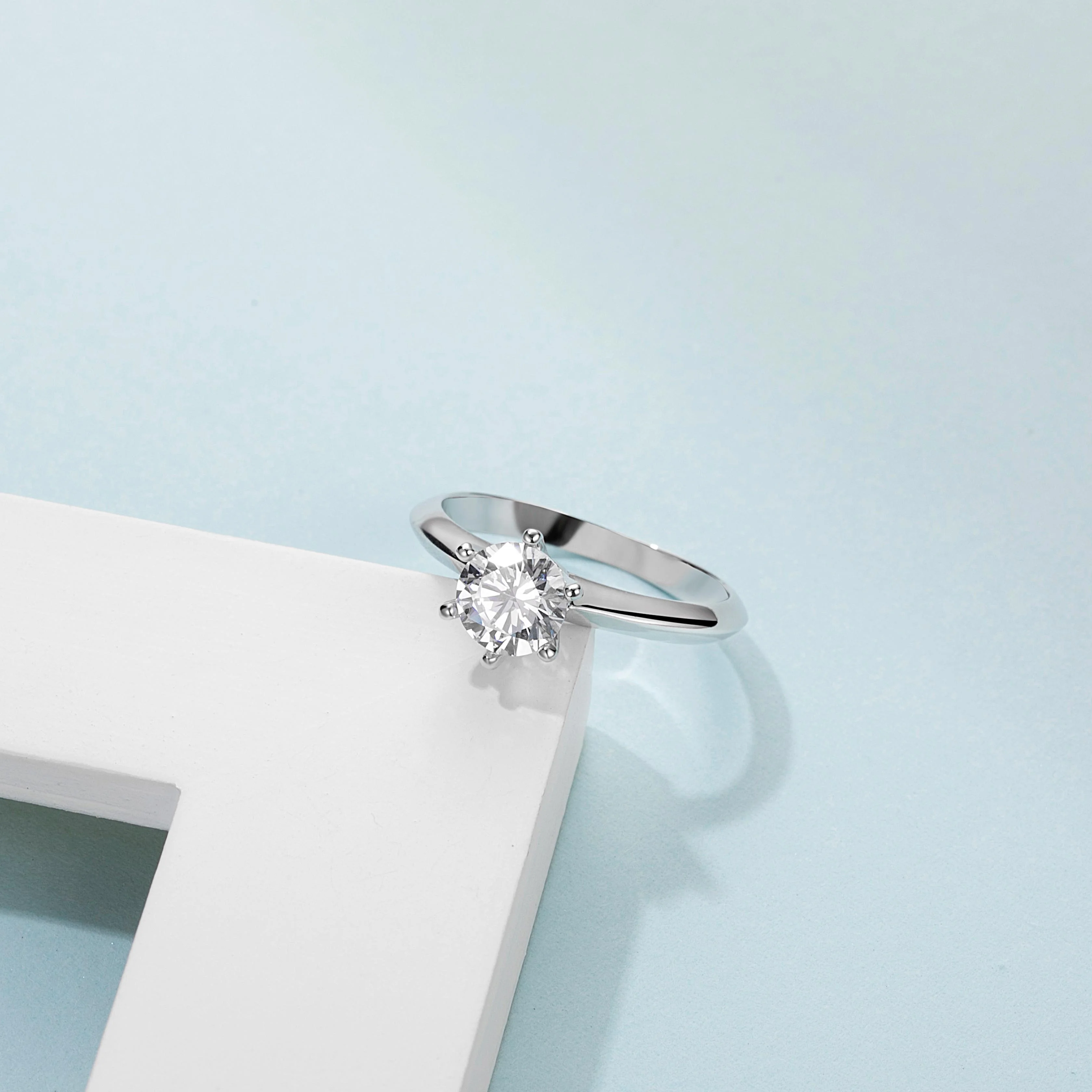 Abiding Jewelry Engagement Moissanite Diamond Jewellery Wholesale 925 Sterling Silver 1 Carat Women Moissanite Ring 11 Hc95ef9e678d847c4a99a48e12d96b496F