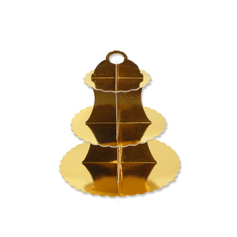 Birthday Disposable Paper Cake Stand Birthday Cake Supply Color Cake