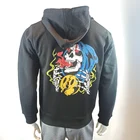 Black Hoodie Hoodies Oem Fashion Black Printed Men Hoodie Casual Cotton Hoodies Full Zip Hoodie