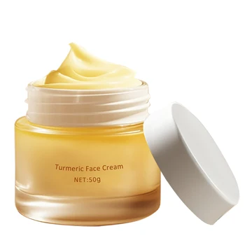 Whitening Moisturizing Vitamin E Natural Organic Turmeric Skin Care Face Cream For Anti Acne