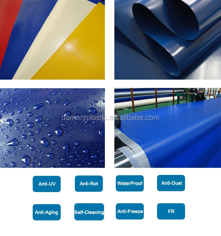 product high quality foldable pvc coated waterproof reinforced edge pvc tarpaulin for truck covers-8