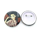 Factory custom printed metal plastic cute star name badges advertising gifts